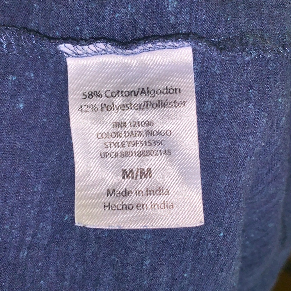 COPPER & OAK Dark Indigo Men’s Shirt - Picture 6 of 6